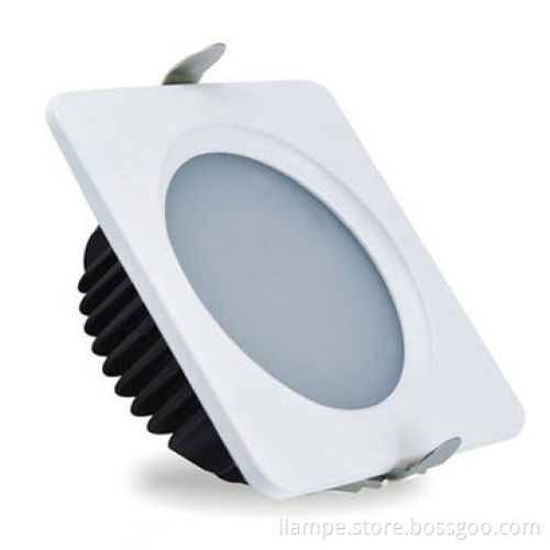 Newly designed LED square downlight with lacquer that bake cover and die casting aluminum radiator